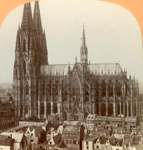 Köln Katedrali, Köln, Almanya, c1900.