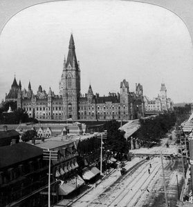 Parlamento Binaları, Ottawa, Ontario, Kanada. by Keystone View Company