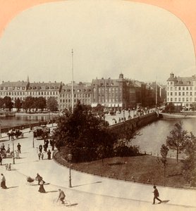 Kraliçe Louise Köprüsü, Kopenhag, Danimarka, 1901.