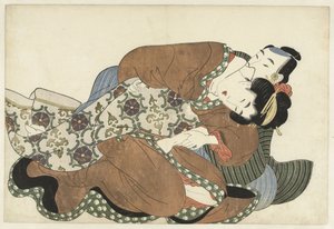 sevişmek by Kikugawa Eizan (attributed to)