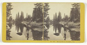 Merced River, Yosemite, Cal., 185575. Yaratıcılar: Kilburn Brothers, BW Kilburn. by Kilburn Brothers, BW Kilburn