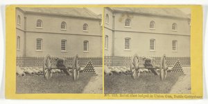 Rebel Shot, Union Gun, Battle Gettysburg, 185575