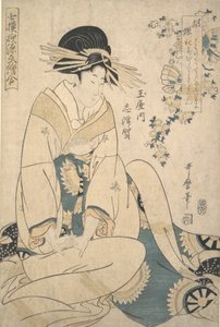 Bir fahişe, 1807. by Kitagawa Utamaro