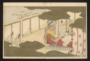 Karda bir mahkeme sahnesi by Kitagawa Utamaro