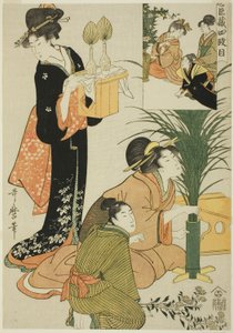 IV. Yasa, Sadık Hizmet Sahipleri Hazinesinden by Kitagawa Utamaro