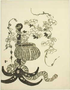 Sabah Zaferleri Aranjmanı (Asagao) by Kitagawa Utamaro