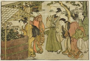 "Resimli Kitap: Dört Mevsim Çiçekleri (Ehon shiki no hana)," vol. 2 by Kitagawa Utamaro