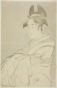 Miyato f te Ogi ve Wo, kamelya plan d araştırmasını destekler (Ogear, Miyato, kamelya, inceleme) by Kitagawa Utamaro