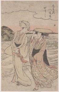 Chushingura Serisinden No.8 (renkli gravür) by Kitagawa Utamaro