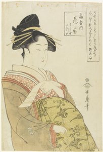 O_giya Evi'nden Nezaket Hanao_gi, c. 1793-1794 by Kitagawa Utamaro