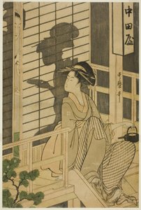 Nakadaya çayevi by Kitagawa Utamaro