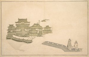 Aydaki Saray, 8. ay, 1789. by Kitagawa Utamaro