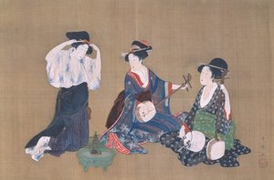 Üç Güzeller, c.1790 by Kitagawa Utamaro