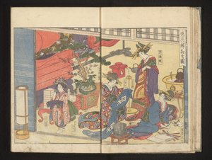 Şenlik hazırlıkları by Kitagawa Utamaro