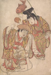Tomb ys Membran Weikin g As Daikoku Önerisi d Ebisu, değil mi? 1780. by Kitao Shigemasa