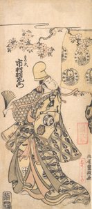 Aktör Ichimza Uzaemon IX, 1769 erken. by Kitao Shigemasa