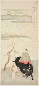 Te Şair t Sugawara no Michizane by Kitao Shigemasa