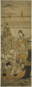 Hazine Gemisi by Kitao Shigemasa