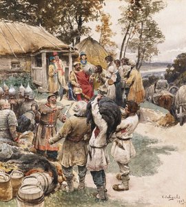 Poliudie Koleksiyoncu haraç. Kievli İgor, Drevlyans