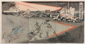 20 Eylül Ek Sayısı: Yalu Nehri Açıklarında Büyük Deniz Muharebesi by Kobayashi Toshimitsu