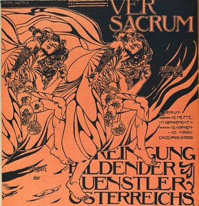 Art Nouveau Sezession hareketinin dergisi Ver Sacrum