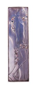 A Wiener Werkstatte Tek Kişilik Yataktan Panel, c.1904 (metal)