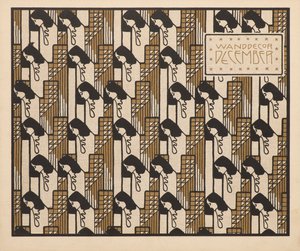 Duvar dekorasyonu Aralık 1901. by Koloman Moser