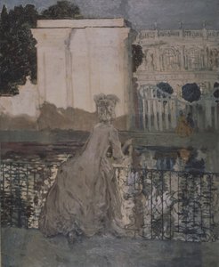 havuzdaki bayan by Konstantin Andreevic Somov