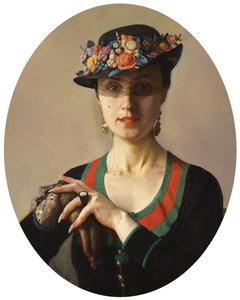Bir Hanımefendinin Portresi, 1936 by Konstantin Andreevic Somov