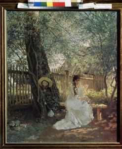 Bahçede by Konstantin Egorovich Makovsky