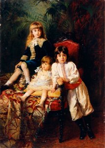 Balaşovların Çocukları, 1880 by Konstantin Egorovich Makovsky