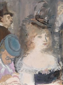 Guy de Maupassant tarafından Boule de Suif için illüstrasyon by Konstantin Ivanovich Rudakov