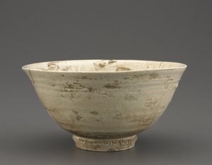 Çay kasesi, muhtemelen Kyongsang Namdo eyaleti, Choson dönemi, 16. yüzyılın ikinci yarısı (berrak sırlı porselen)
