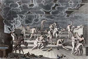 Bir Rus hamamı, 1811