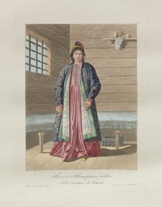 Tatar Kızı. Rusya Halklarından, 1812