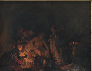 Leonora Christina Hapishanede İnceleniyor by Kristian Zahrtmann