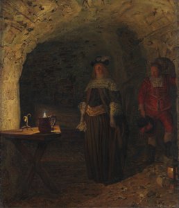 Leonora Christina, Frederik Ahlefeldt liderliğindeki Mavi Kule, 1893. by Kristian Zahrtmann