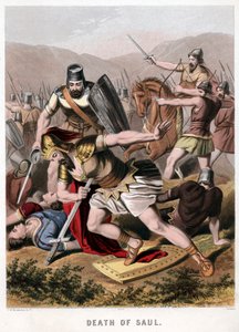 Filistliler ile savaşta Saul ve zırh taşıyıcısının ölümü, 1870