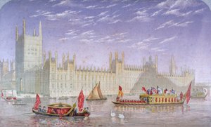 Westminster Sarayı, Londra, c1850