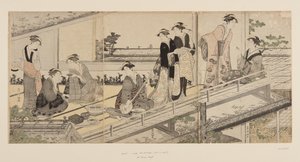 (renkli tahta baskı) by Kubo Shunman