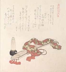 Koto Japon Arp ve Sho Reed Organ, 19. yüzyıl.