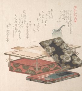 Masa ve Yazı Takımı, 19. yy. by Kubo Shunman