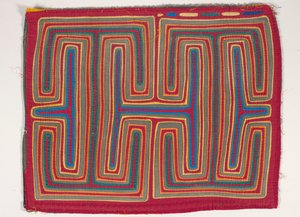 Gömlek Paneli (mola), 1950 dolayları (aplikeli pamuk) by Kuna Indian Culture