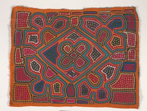 Gömlek Paneli (mola), 1950 dolayları (aplikeli pamuk) by Kuna Indian Culture