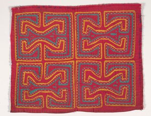 Gömlek Paneli (mola), 1950 dolayları (aplikeli pamuk) by Kuna Indian Culture