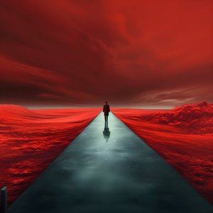 Uzun bir kırmızı yol. Gitmek. Hiç yürümemiş kahraman gibi. 2