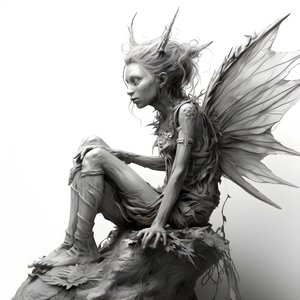 Pixie 3#39;ün tam vücut çizimi