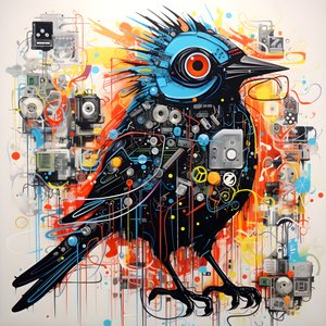 Grafiti Vogel 3