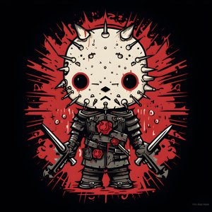 Hello Kitty as Pinhead Gömlek Tasarımı 1