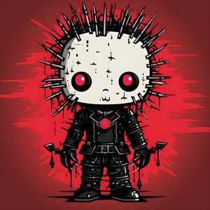 Hello Kitty as Pinhead Gömlek Tasarımı 4
